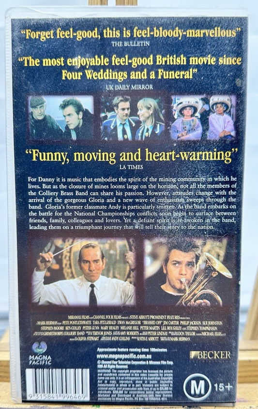 Brassed Off! VHS Tape, Vintage 8935
