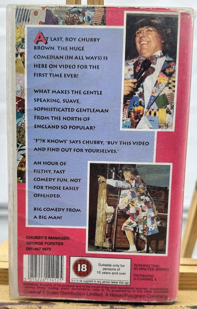 Roy Chubby Brown From Inside The Helmet! VHS Tape, Vintage 8937