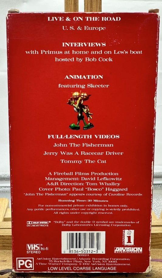 Primus Cheesy Home Video ~ VHS In Good Condition - 8734