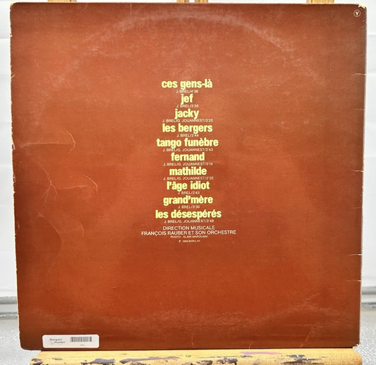 Jacques Brel – 7 - Ces Gens Là Record In Good Conditio 6655