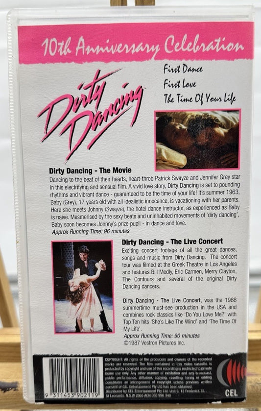 2x Dirty Dancing VHS Bundle Lot Romance Twin Pack 10th Anniversary Edition 8918