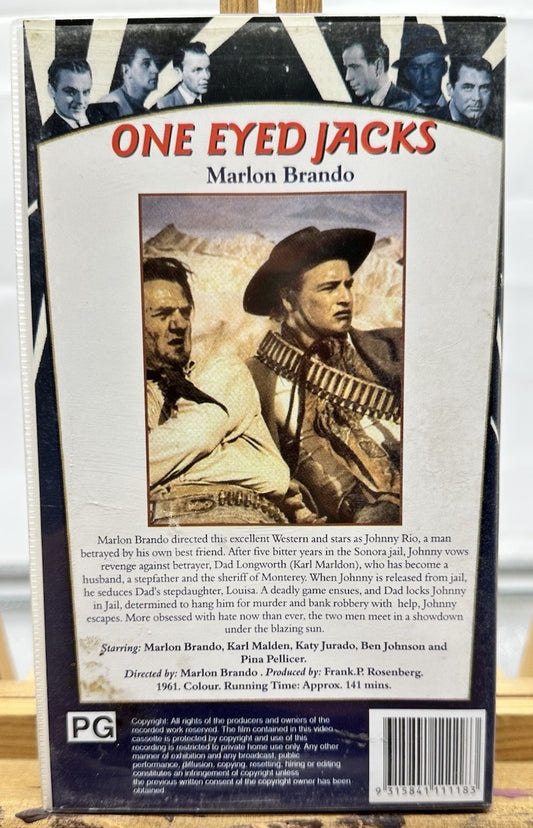 One Eyed Jacks : Marlon Brando VHS Tape In Good Condition 8926