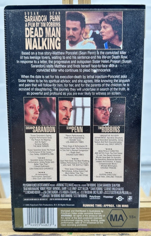 Dead Man Walking VHS Tape In Good Condition 8952