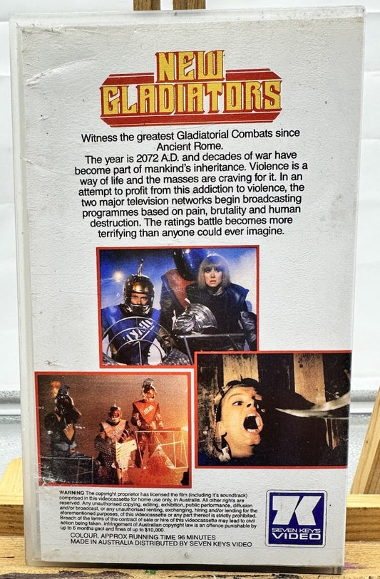 New Gladiators 2072 AD VHS Tape In Good Condition 8759