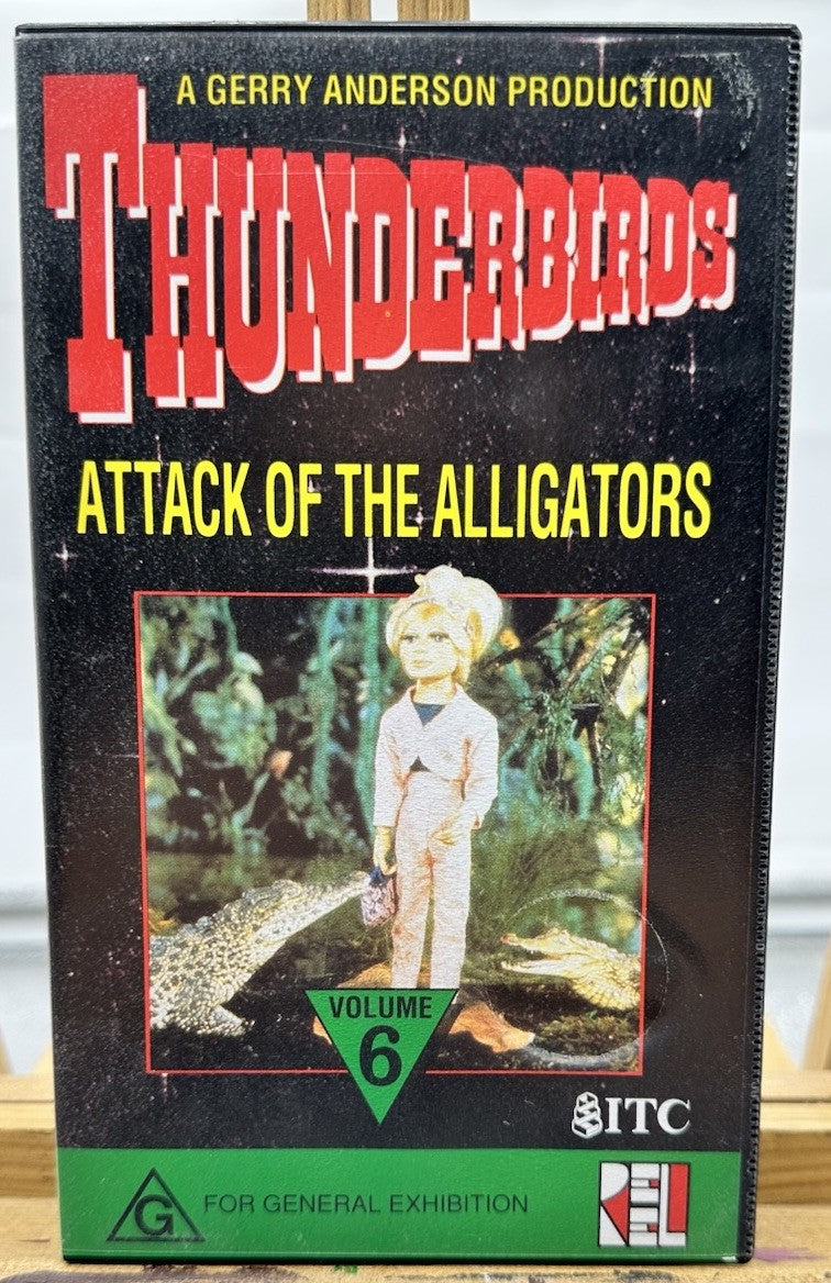 Thunderbirds Attack Of The Alligators Volume 6 VHS Tape In Good Condition 8905