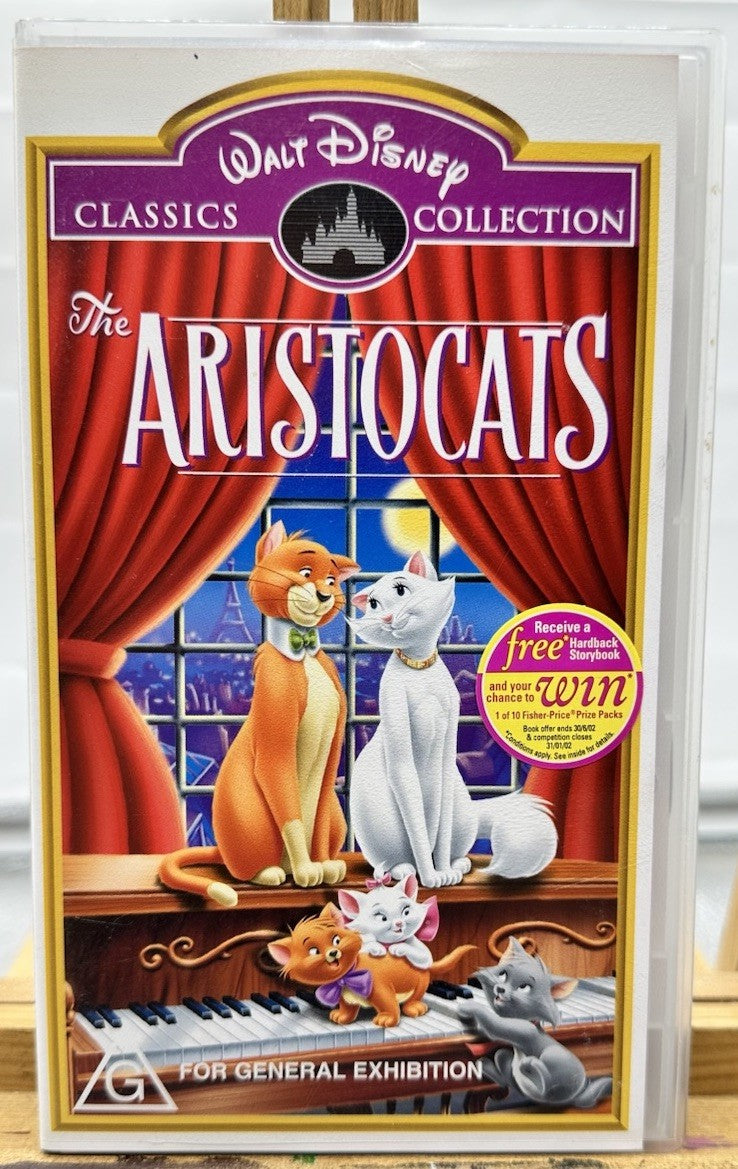 The Aristocrats : Walt Disney Classics VHS Tape In Good Condition 8790