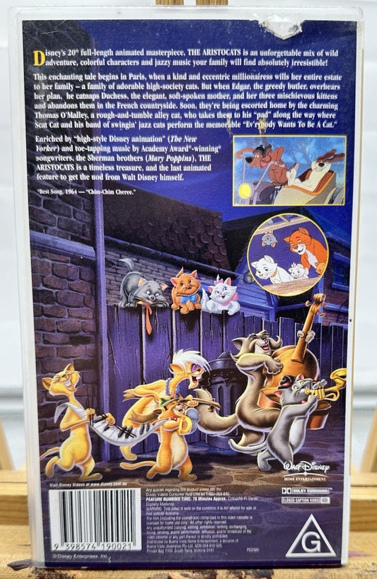 The Aristocrats : Walt Disney Classics VHS Tape In Good Condition 8790