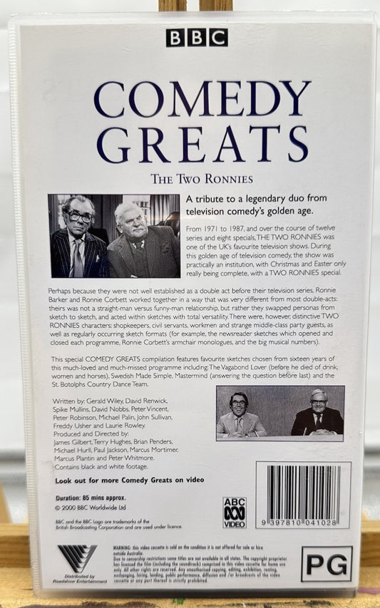 The Two Ronnies : BBC Comedy Greats VHS Tape In Good Condition 8848