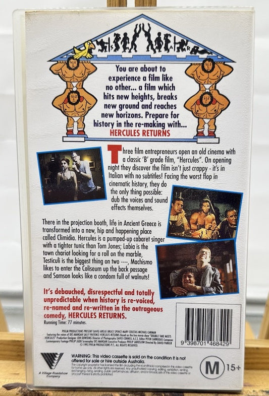 Hercules Returns VHS Tape In Good Condition 8934