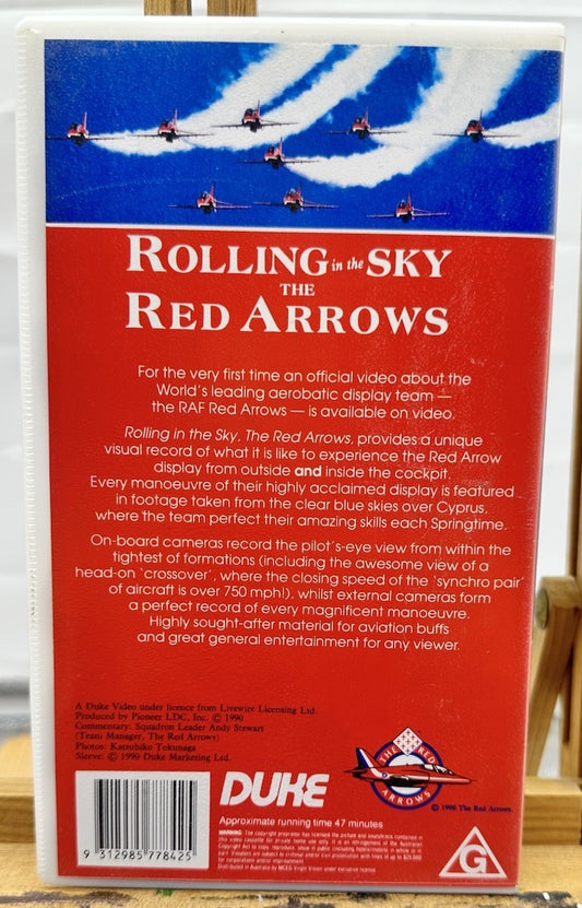 Rolling In The Sky The Red Arrows The Ultimate Flying Experience VHS Tape 8856