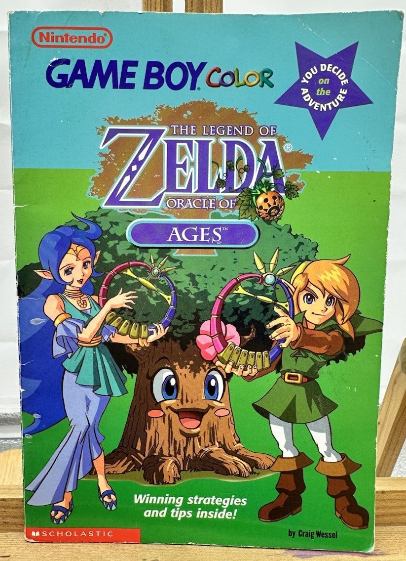 The Legend Of Zelda Oracle Of Ages Book by Craig Wessel Game Boy Color 2002 8608