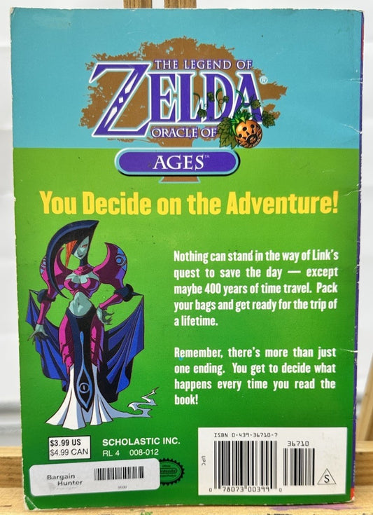 The Legend Of Zelda Oracle Of Ages Book by Craig Wessel Game Boy Color 2002 8608