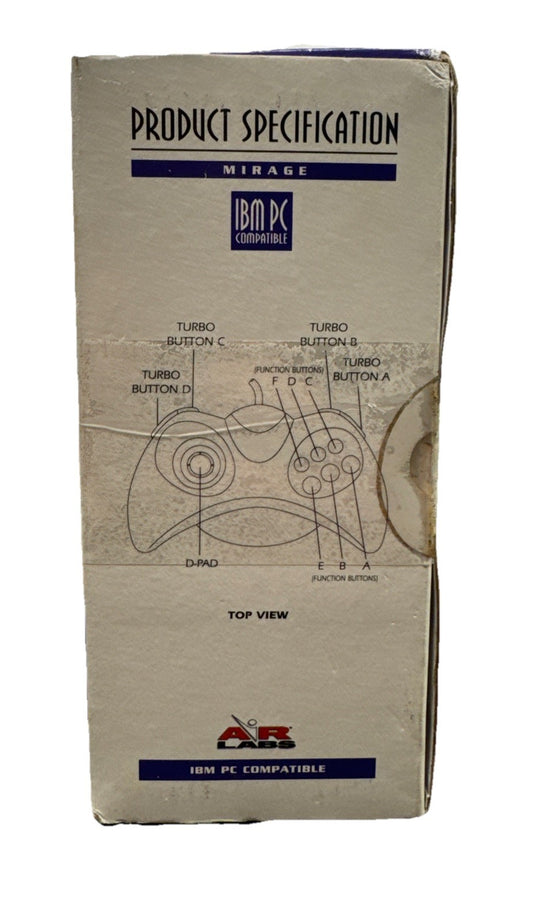 AIR LABS 3D VIPER Game Controller PC MSDOS Windows 95 NEW Sealed Brocken 8844