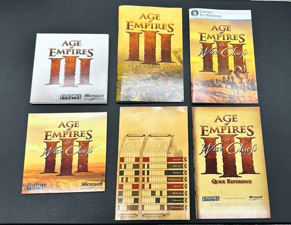 Age Of Empires 3 The War Chiefs PC Game Windows - In Good Condition 9217