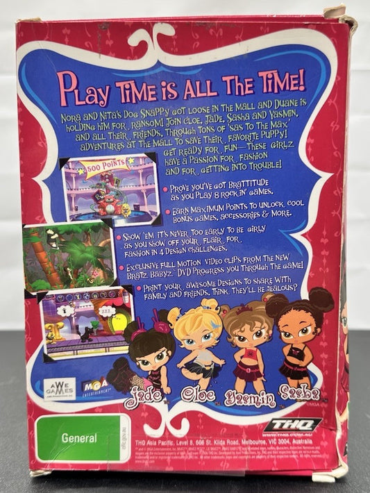Bratz Babyz PC Game Windows - In OK Condition 9215