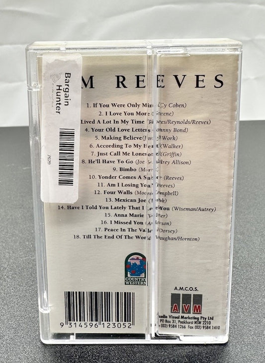 Jim Reeves Cassette Tape In Good Condition 7629