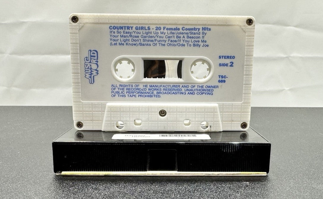 Country Girls 20 Female Country Hits Cassette Tape In Good Condition 8068