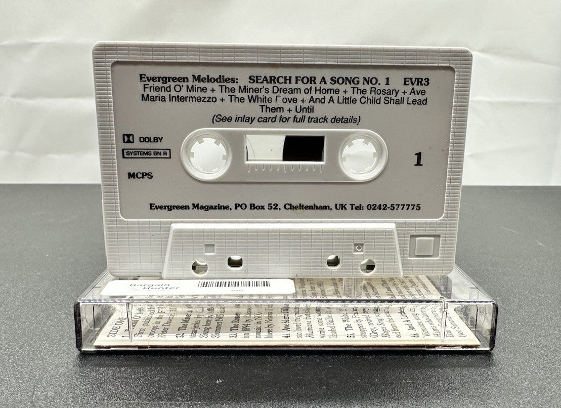 Search For A Song 1 : Evergreen Melodies Cassette Tape In Good Condition 7632