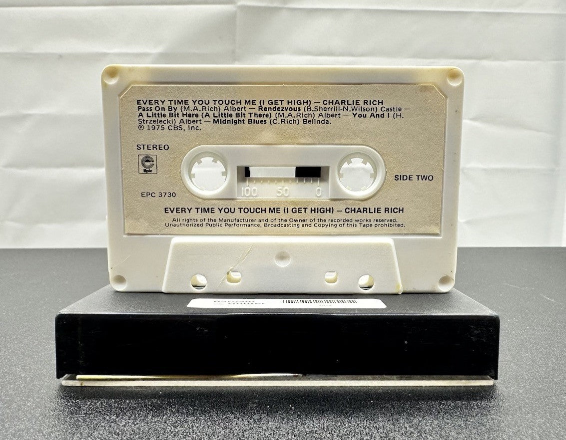 Every Time You Touch Me I Get High : Charlie Rich Cassette Tape In GC 7974