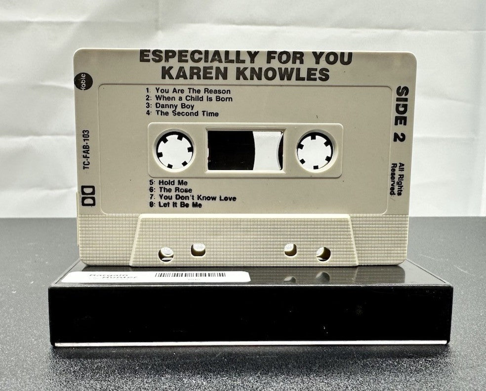 Especially For You : Karen Knowles Cassette Tape In Good Condition 7646