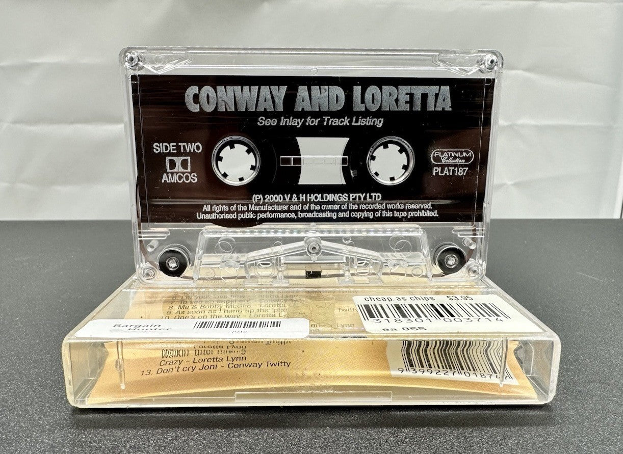 Conway And Loretta : Conway Twitty & Loretta Lynn Cassette Tape In GC 7645