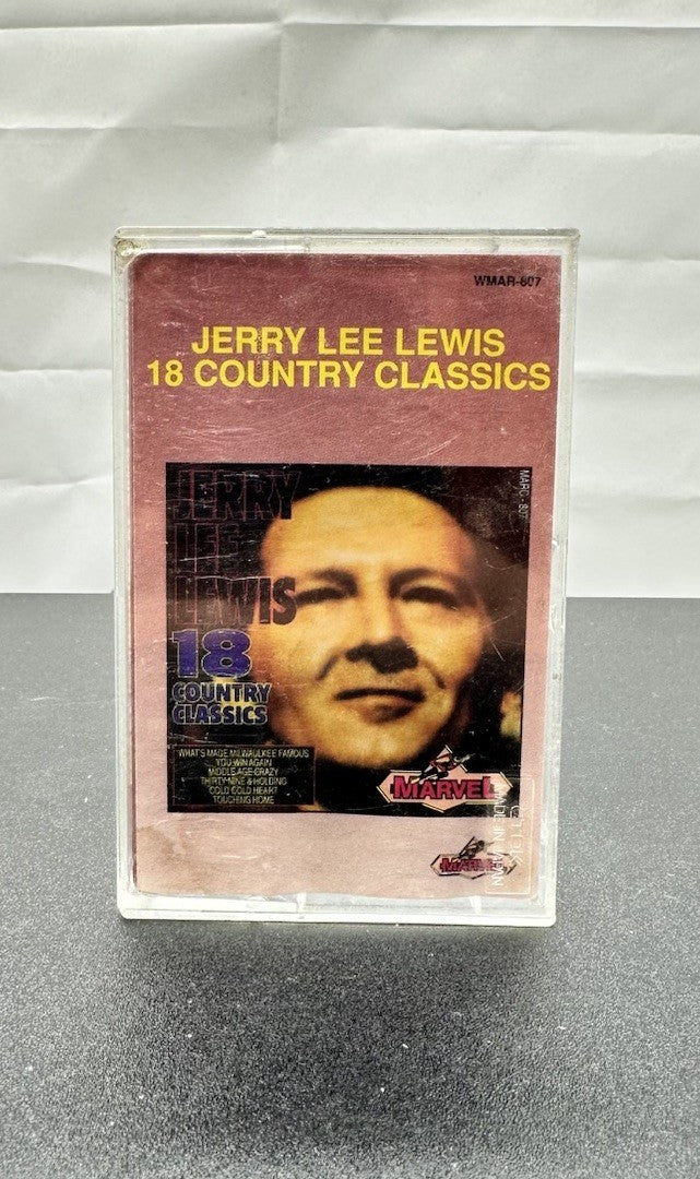 18 Country Classics : Jerry Lee Lewis Cassette Tape In Good Condition 7636