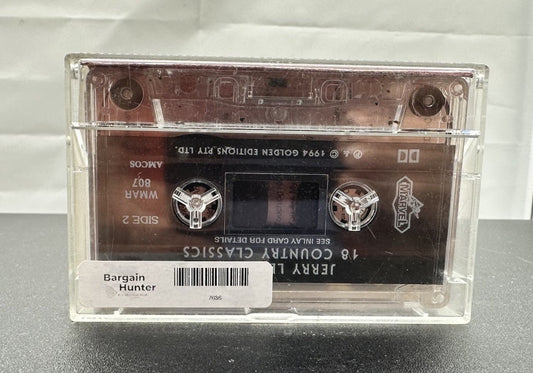 18 Country Classics : Jerry Lee Lewis Cassette Tape In Good Condition 7636