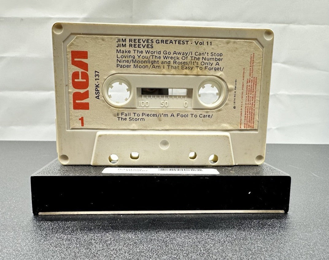 Jim Reeves Greatest Volume 2 Cassette Tape In Good Condition 7960