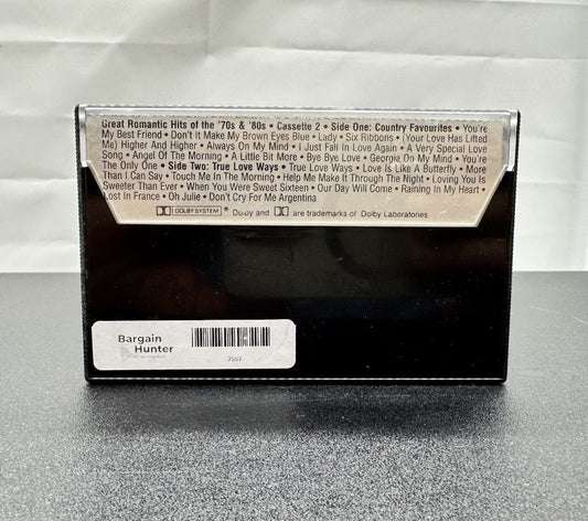 Great Romantic Hits Of The '70s & '80s Cassette Tape In Good Condition 7557