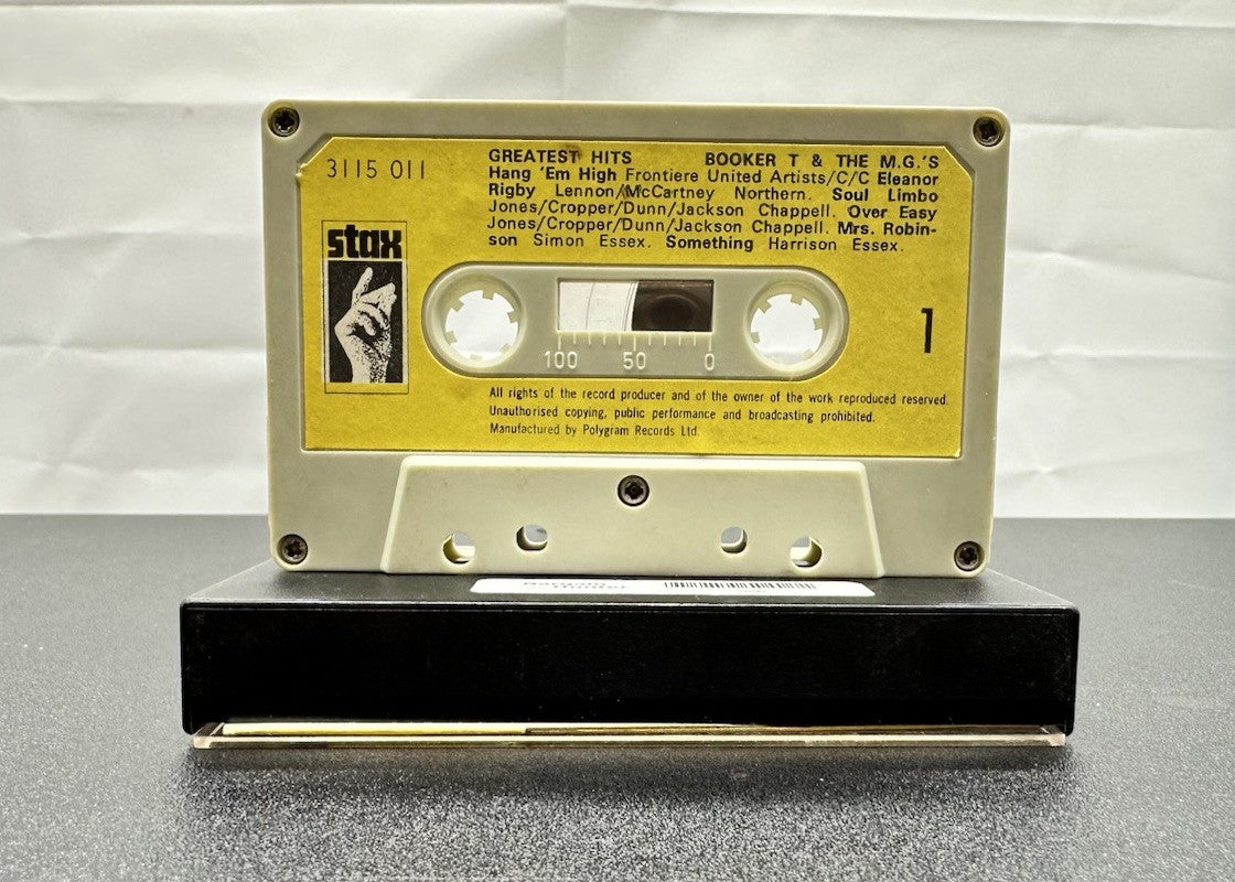 Booker T & The MGS Greattest Hits Cassette Tape In Good Condition 7806