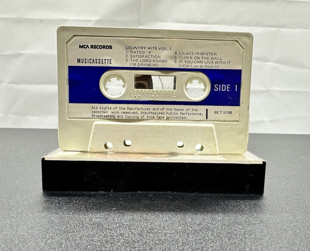 Country Hits - Volume One Cassette Tape In Good Condition 7850