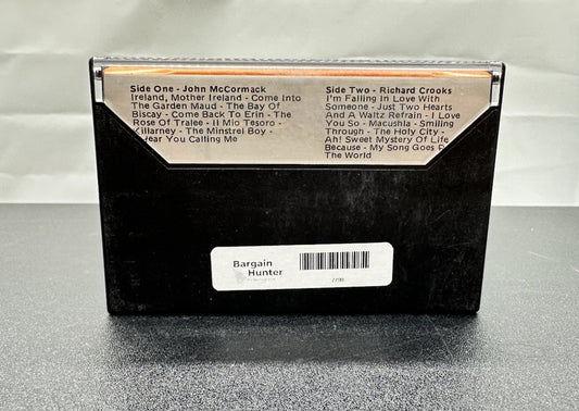 The Great Tenors : John Mc Cormack & Richard Crooks Cassette Tape In GC 7798