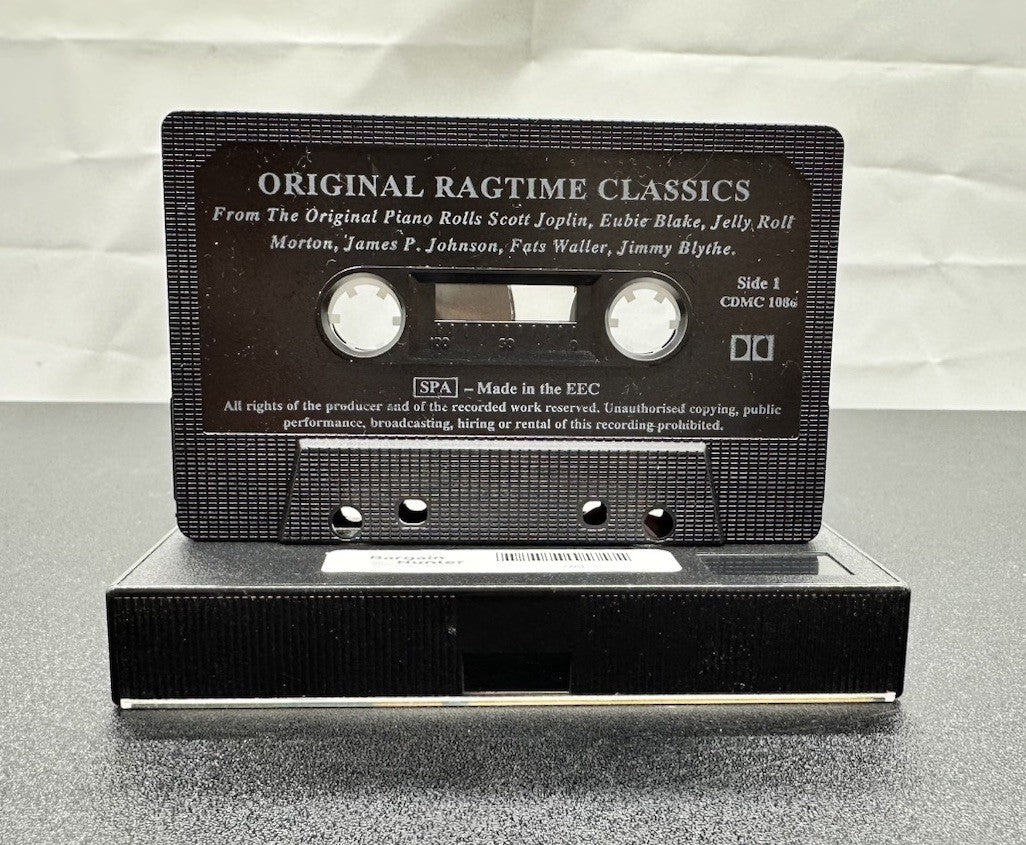 Original Ragtime Classics From The Orginal Piano Rolls Cassette Tape In GC 7761