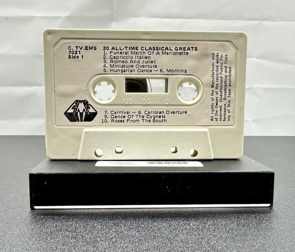 20 All Time Classical Greats Cassette Tape In Good Condition 7830