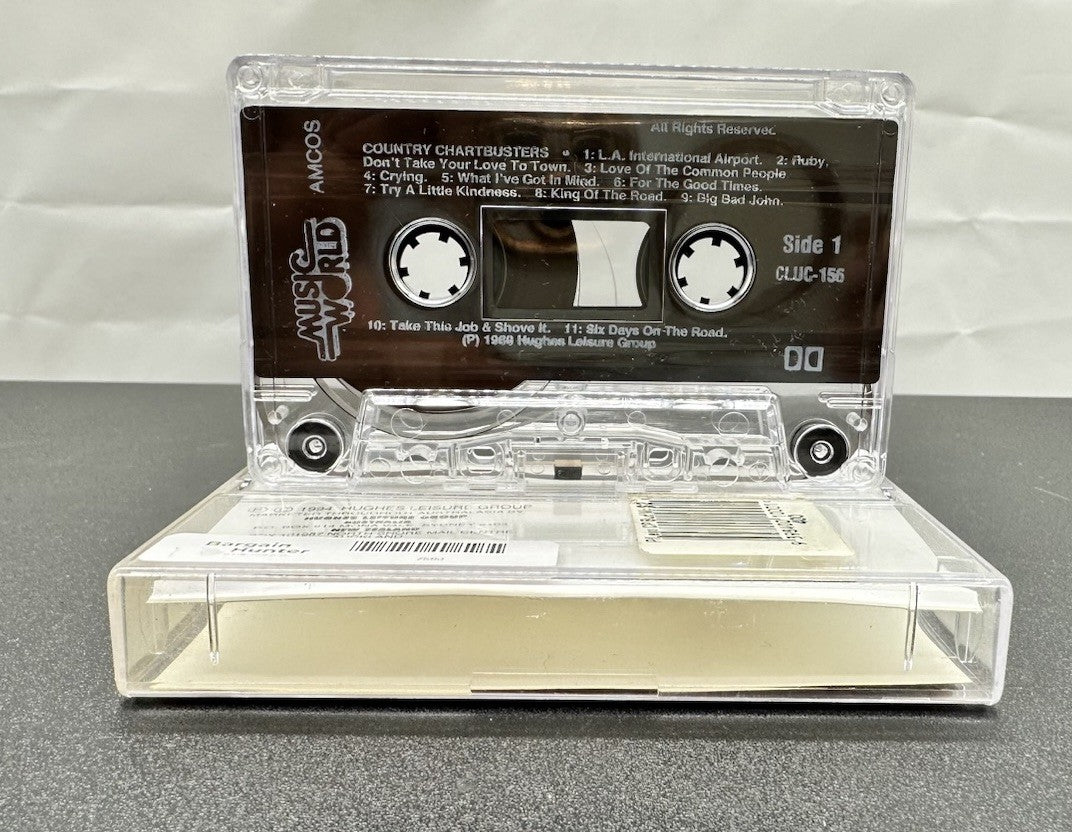 Wanted Country Chart Busters 22 Great Hits Cassette Tape In Good Condition 7563