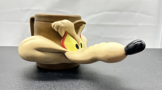 WILD COYOTE Warner Bros Looney Tunes 1993 VINTAGE Collectable Mug Cup GC 9115