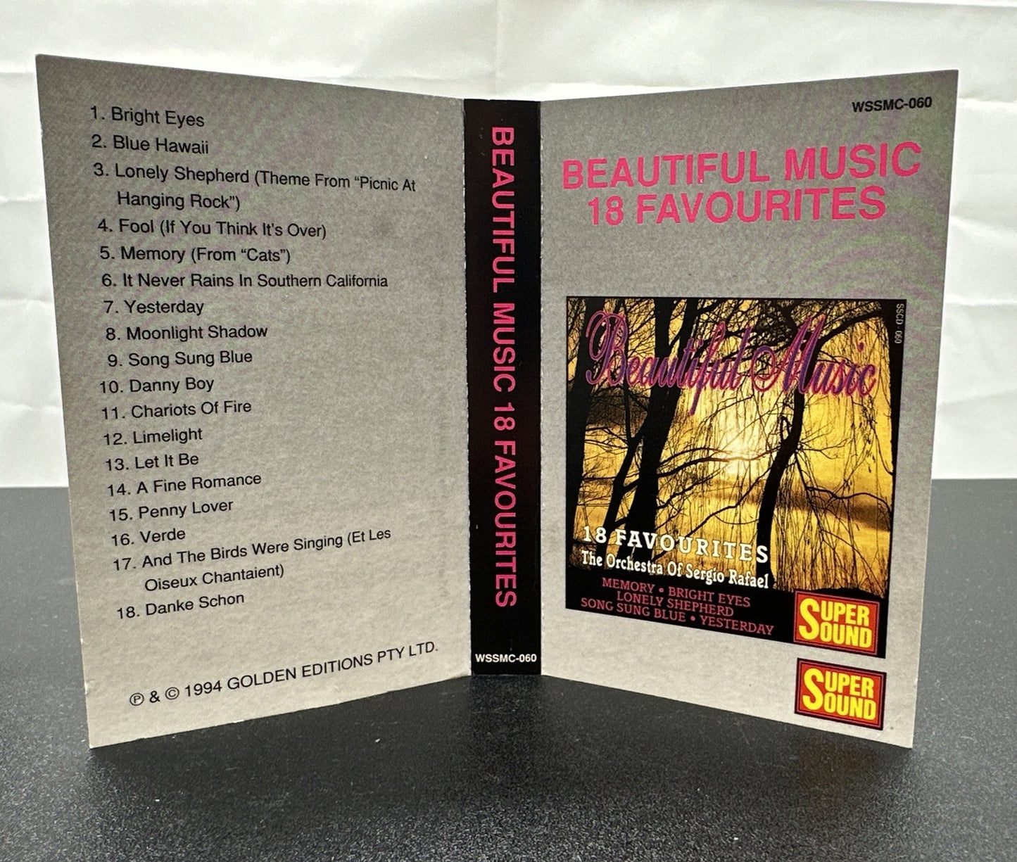 Beautiful Music 18 Favourites Cassette Tape In OK Condition 7824