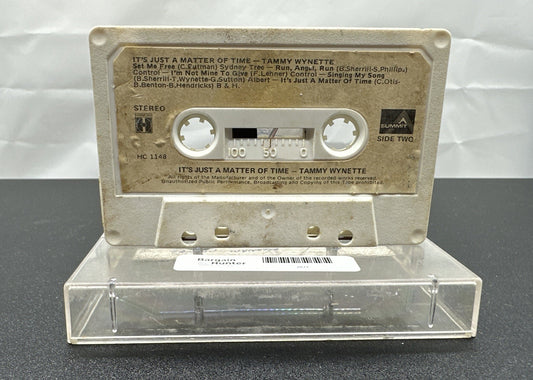 It's Just A Matter Of Time - Tammy Wynette Cassette Tape In OK Condition 7977