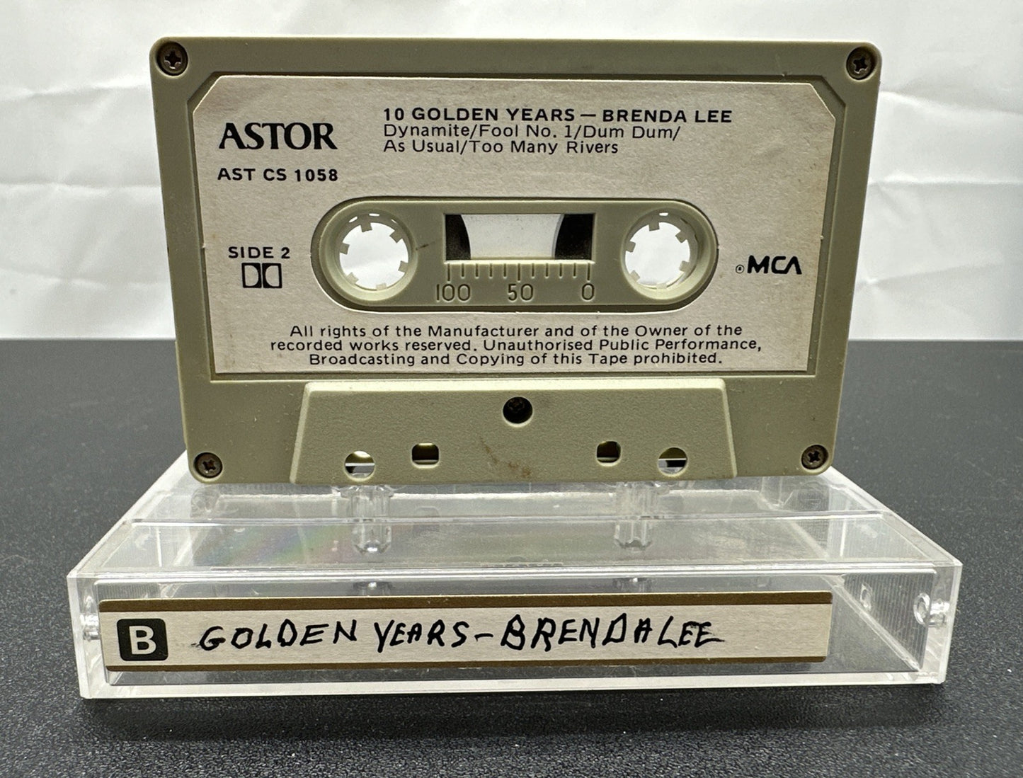 10 Golden Years - Brenda Lee Cassette Tape In OK Condition 7829