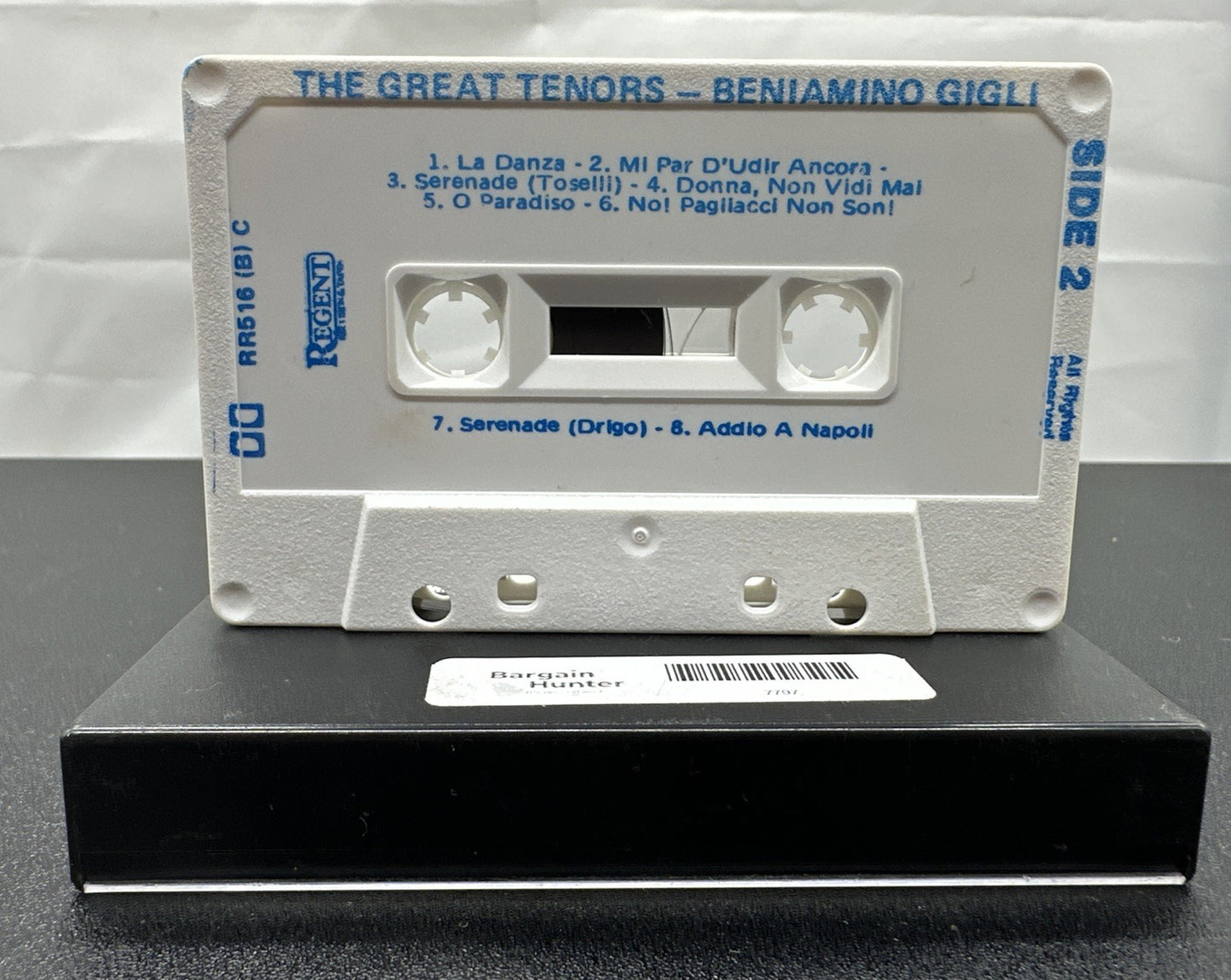 The Great Tenors : Beniamino Gigli Cassette Tape In Good Condition 7797