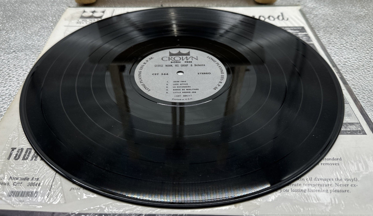 Born Free George Mann, His Group & Orchestra Record In Good Condition 6826