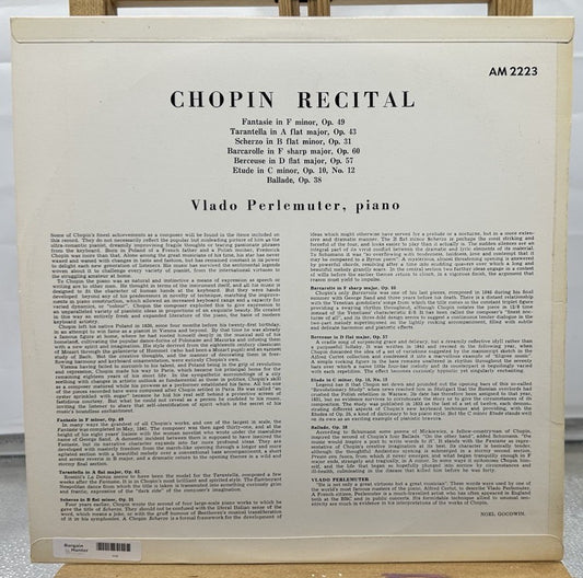 Chopin Recital - Perlemuter Record In Good Condition 6784