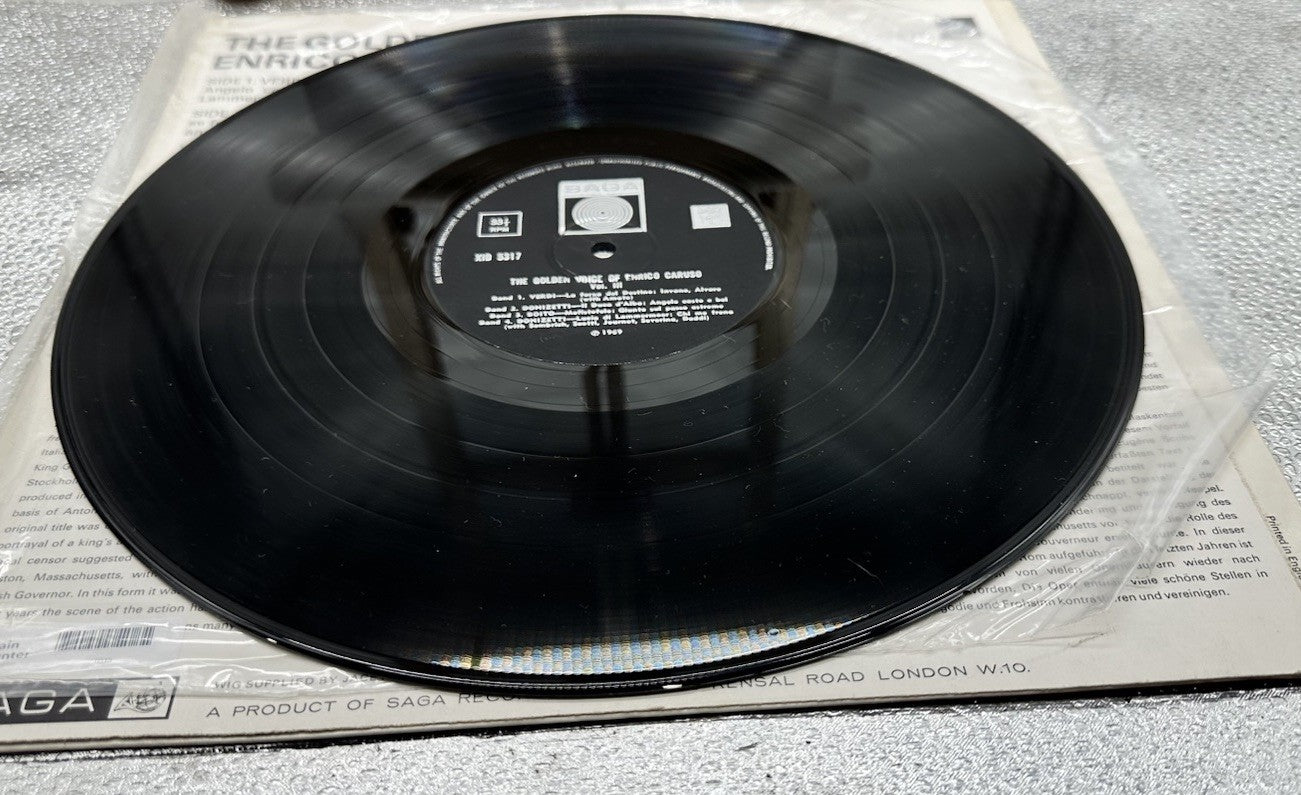 The Golden Voice Of Enrico Caruso Volume 3 Record In Good Condition 6813
