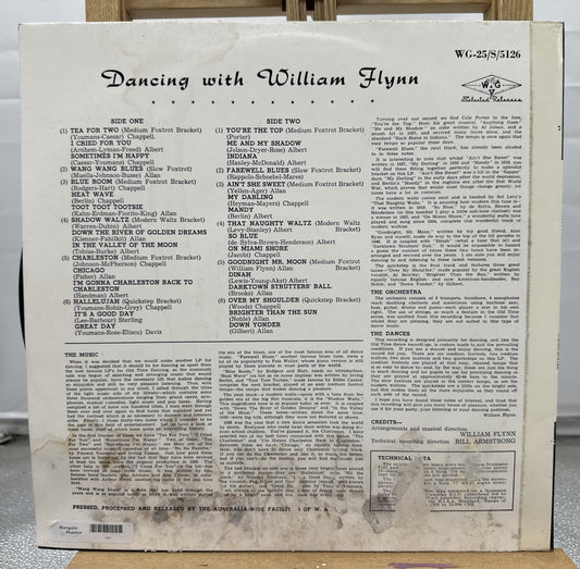 Dancing With William Flynn Record In OK Condition 7032