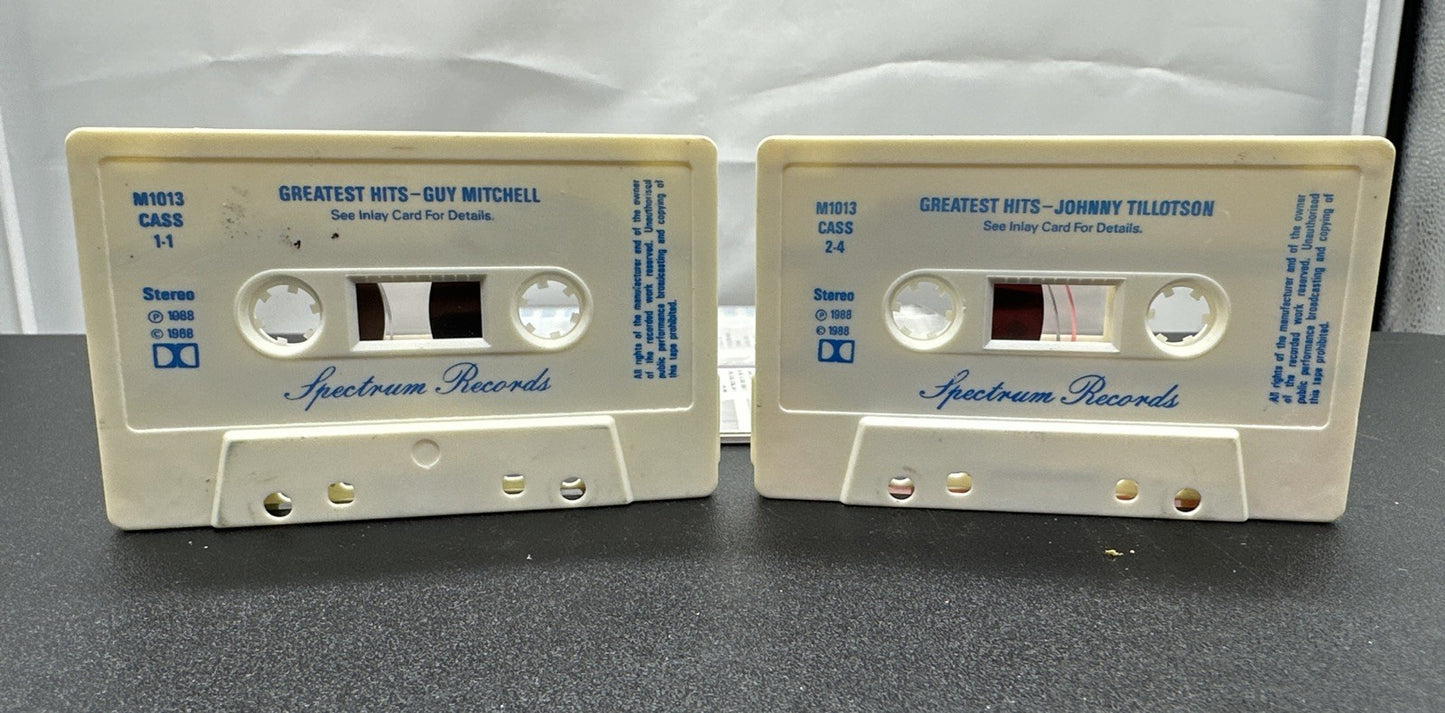 Greatest Hits : Guy Mitchell And Johnny Tillotson Cassette Tape In OK Cond 6675