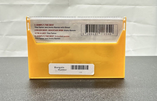 Simply The Best : Tina Turner & Jimmy Barnes Cassette Tape In Good Condition7763