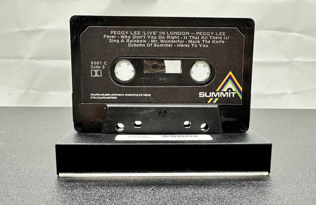 Peggy Lee Live In London : Peggy Lee Cassette Tape In Good Condition 7952