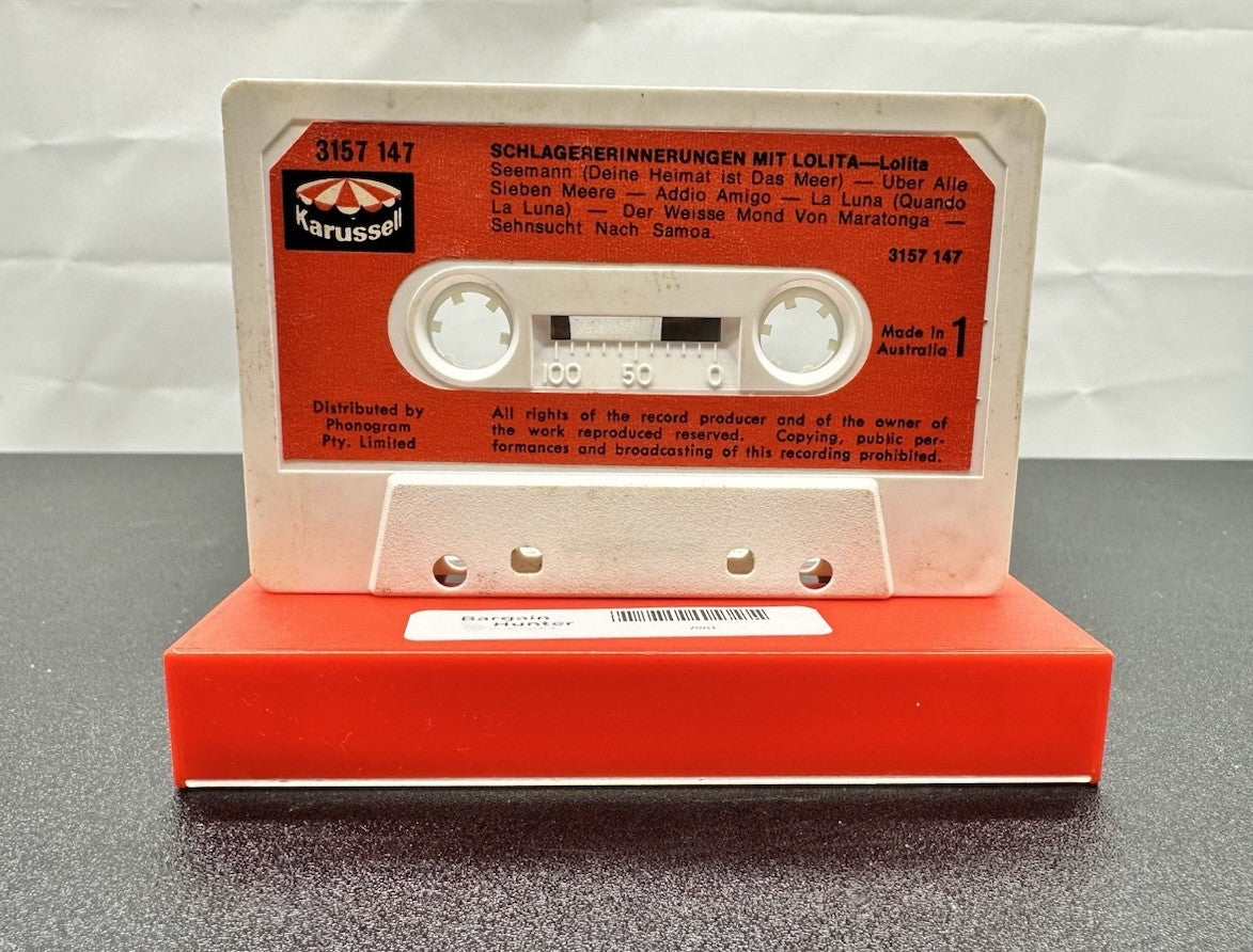 Schlager Erinnerungen Mit Lolita Cassette Tape In Good Condition 7961