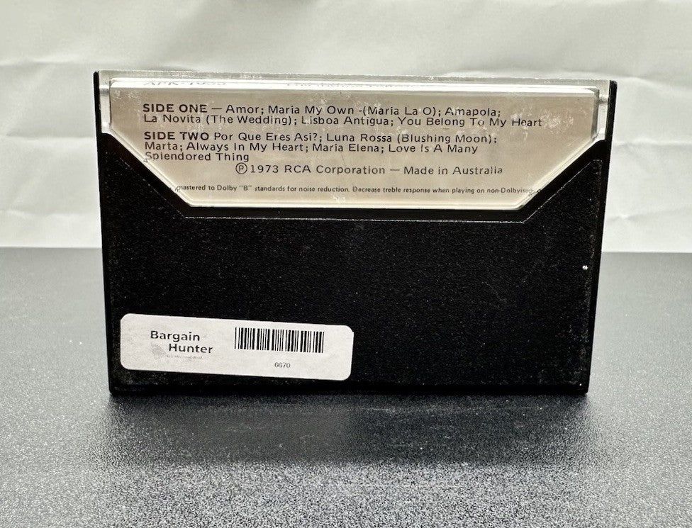 The Greatest Hits Of Los Indios Tabajaras Cassette Tape In Good Condition 6670