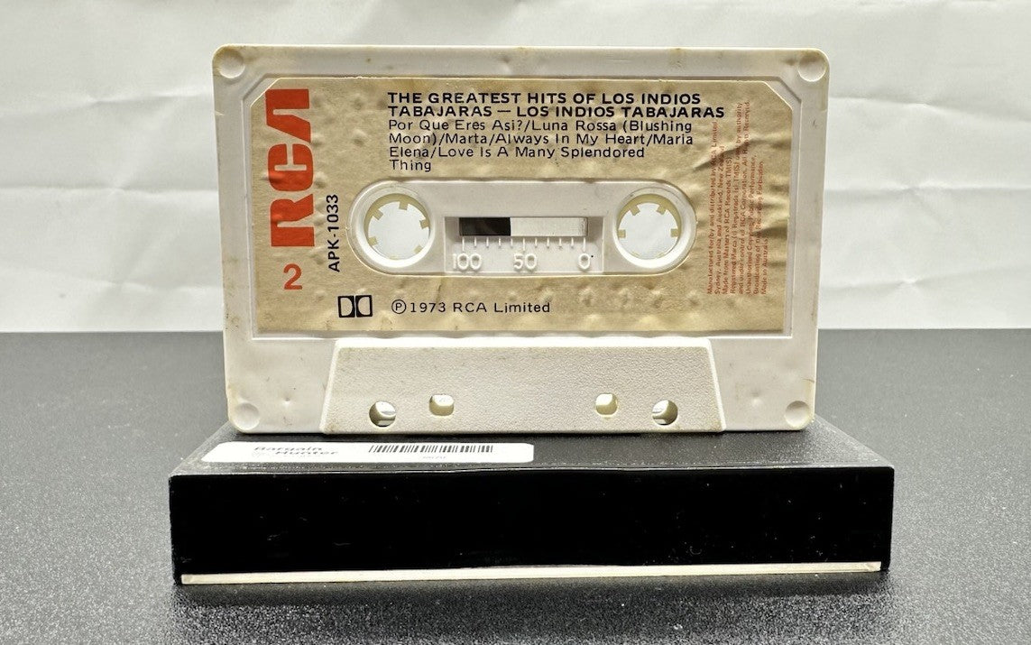 The Greatest Hits Of Los Indios Tabajaras Cassette Tape In Good Condition 6670